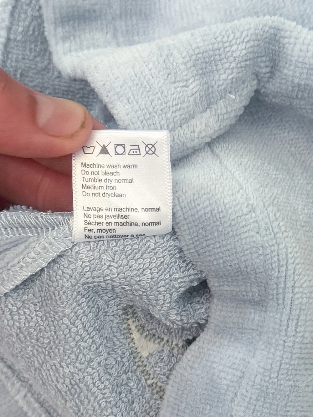 Elegant Baby PALE BLUE SEASIDE SAFARI TERRY BEACH COVERUP Robe 9-12months